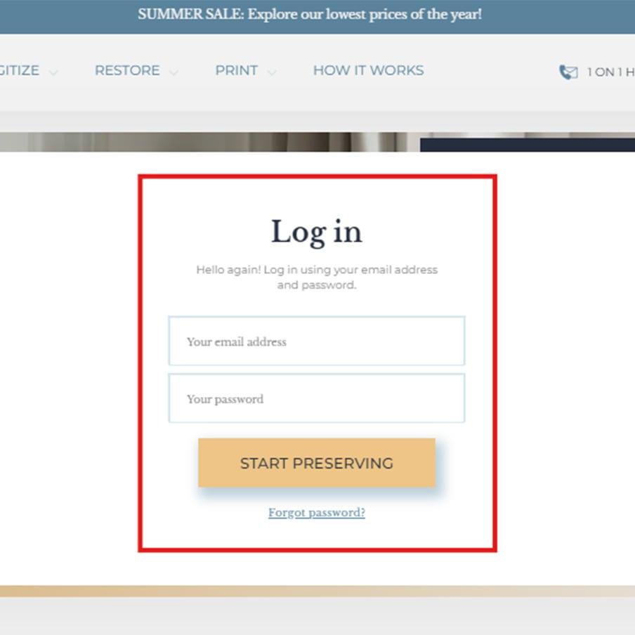 HOW TO LOG INTO YOUR FS ACCOUNT