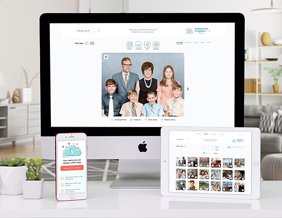 Secure & simple access to your
memories on Forever Cloud.